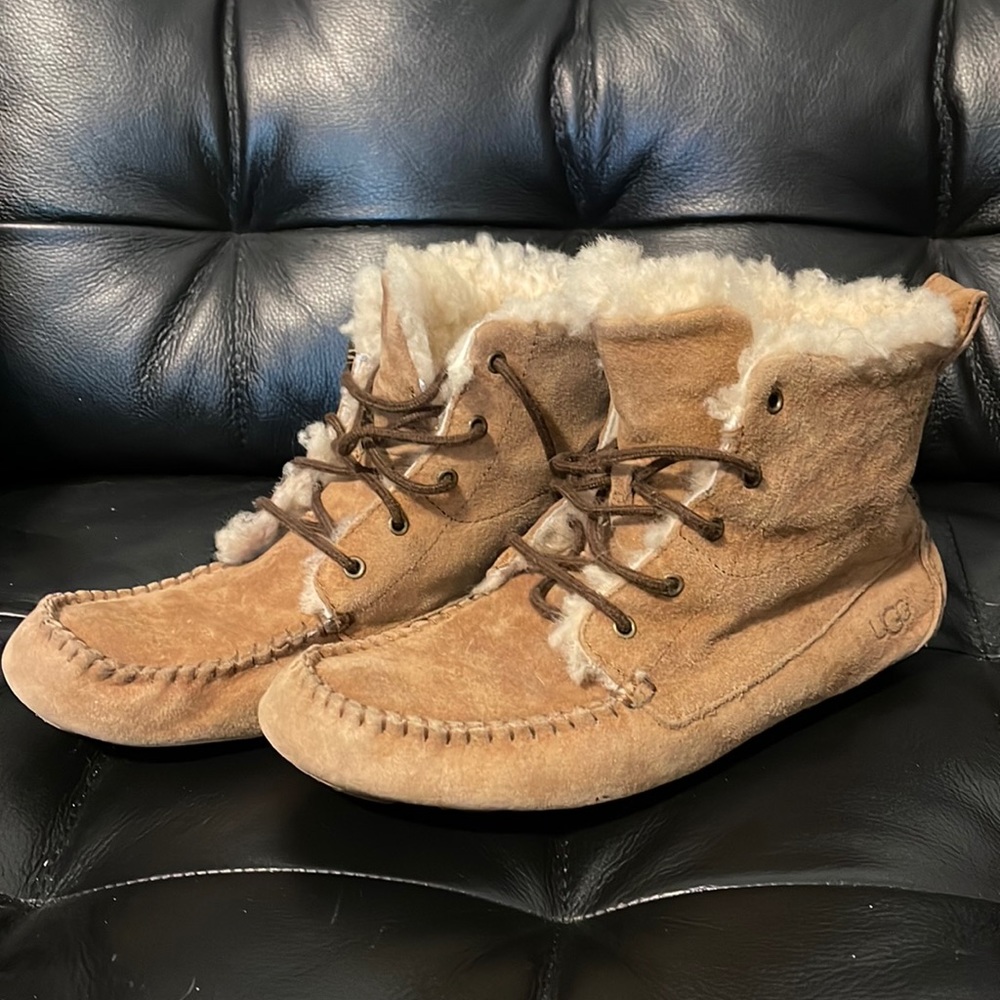 Ugg tie booties.